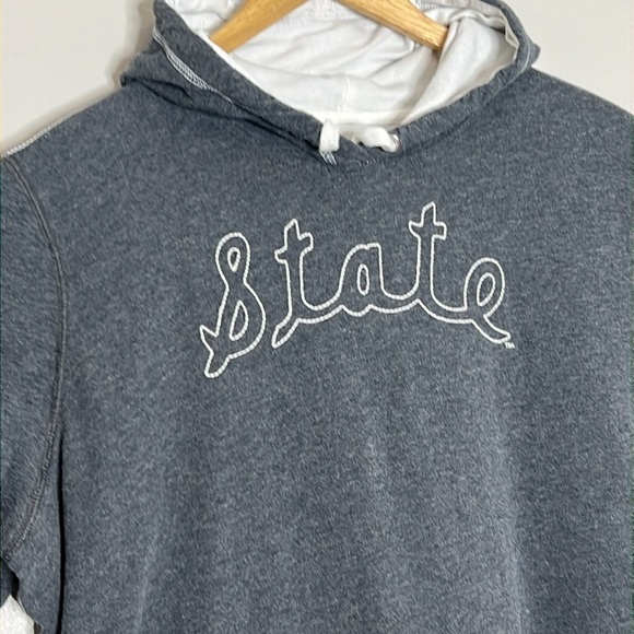 Nike Michigan State Spartan T-Shirt weight kangaroo pouch hooded sweatshirt-EUC‎ - Picture 3 of 9